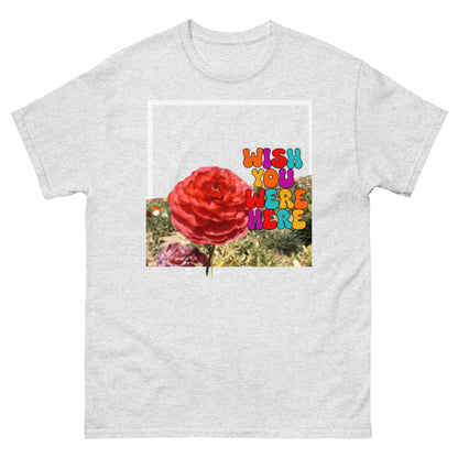 wish you were here in the flower fields tee