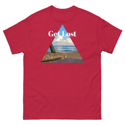 Get lost on the beach tee