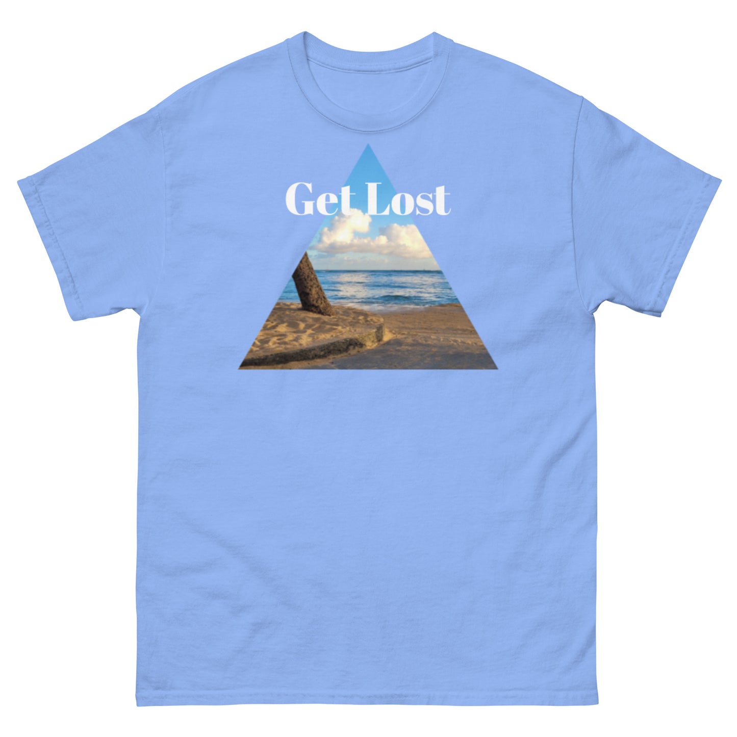 Get lost on the beach tee