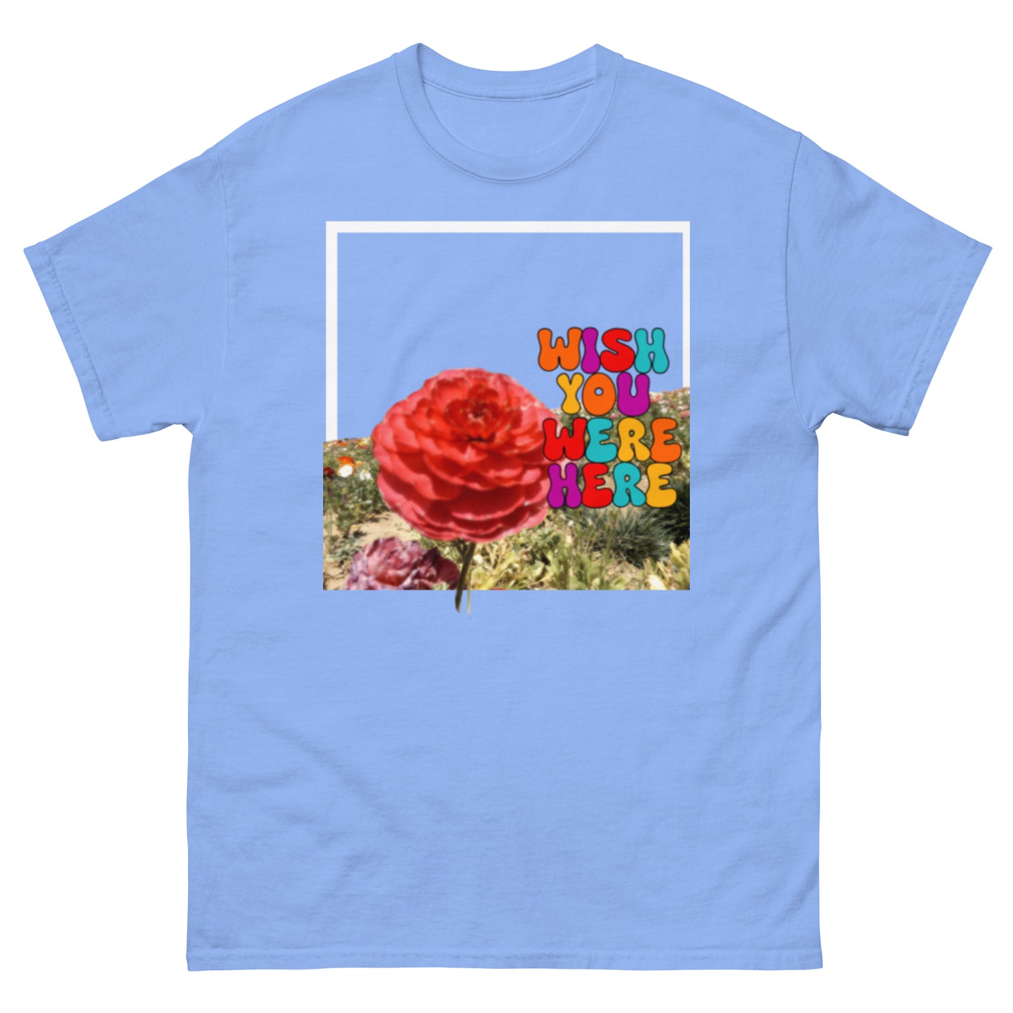 wish you were here in the flower fields tee