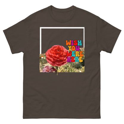 wish you were here in the flower fields tee