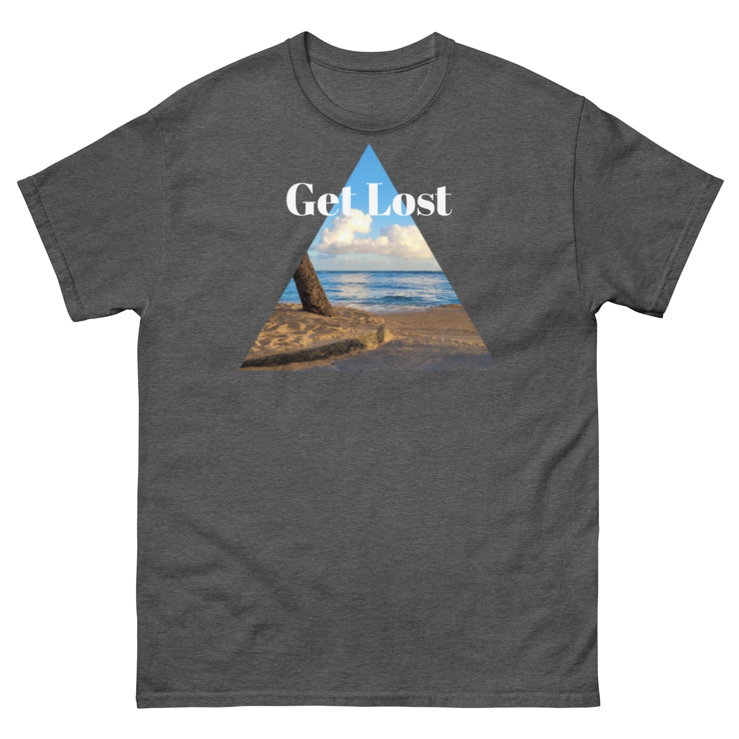 Get lost on the beach tee