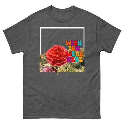 wish you were here in the flower fields tee