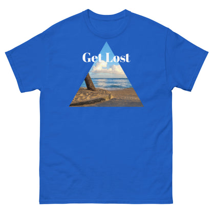 Get lost on the beach tee