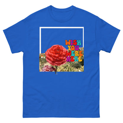 wish you were here in the flower fields tee