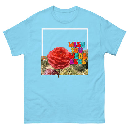 wish you were here in the flower fields tee