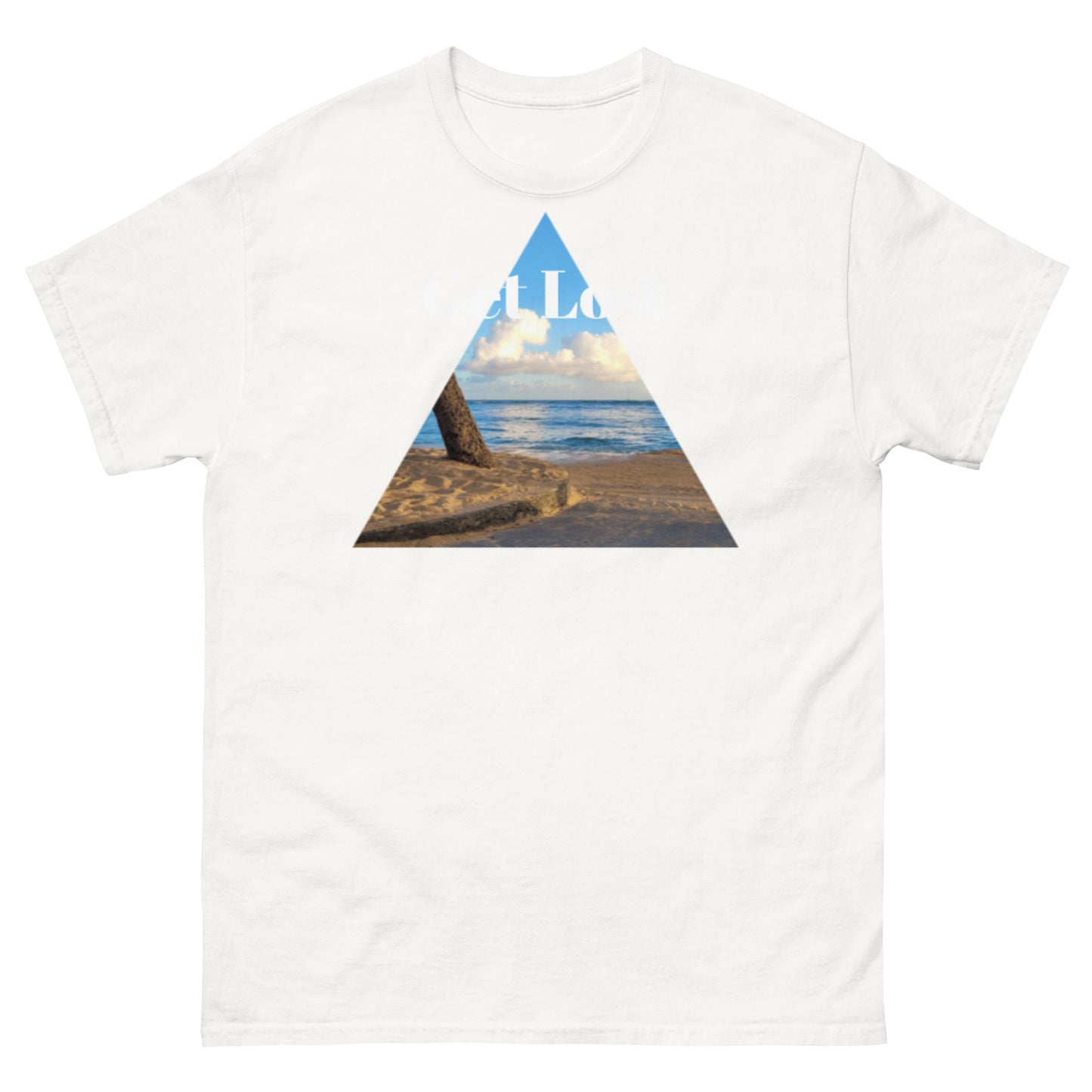 Get lost on the beach tee