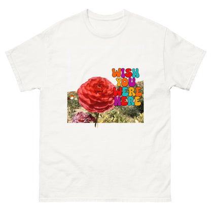 wish you were here in the flower fields tee